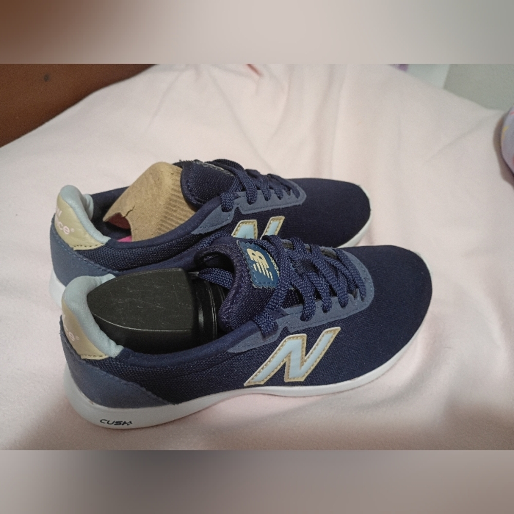 New Balance Blue and Beige Running Shoes